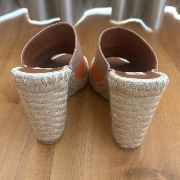 Valentino Espadrille Wedges size 37 neutrals - Picture 4 of 9